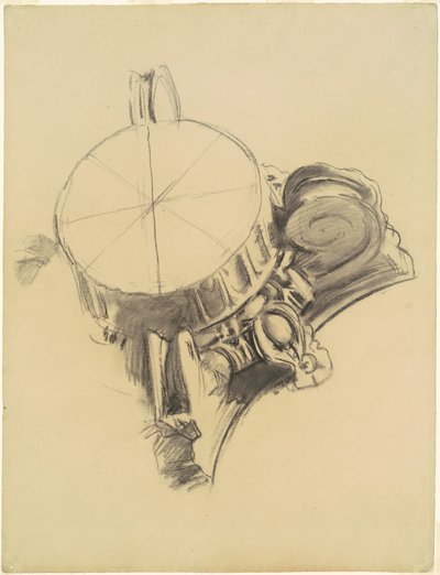 Estudo para "A Queda de Gogue e Magogue" de John Singer Sargent