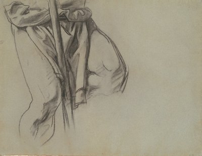 Estudo de Adão para os Quinze Mistérios do Rosário, 1903-1916. de John Singer Sargent