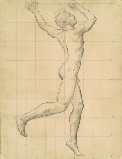 Estudo de Apollo para Apollo e Daphne, c. 1918. de John Singer Sargent