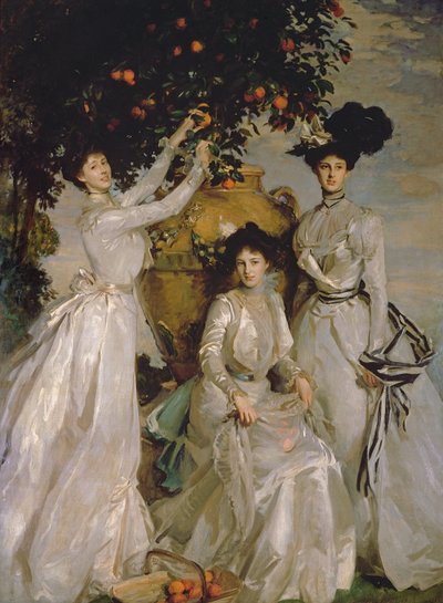 As Irmãs Acheson (óleo sobre tela) de John Singer Sargent