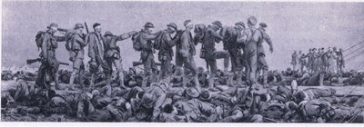 O Vestiário Casualties de Mustard Gas, da British Adventure, publicado por Collins, 1947 de John Singer Sargent