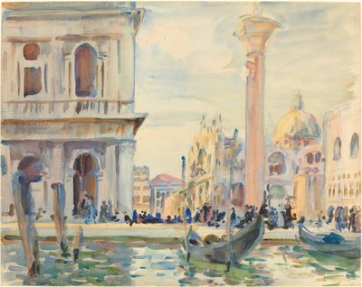 A Piazzeta de John Singer Sargent