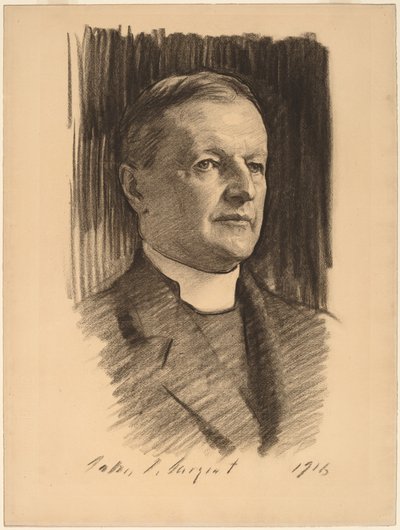 O Reverendo William Lawrence, 1916. de John Singer Sargent