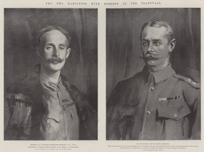 Os dois Hamiltons com Roberts no Transvaal de John Singer Sargent