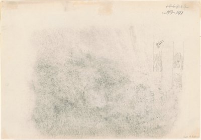 Tree Trunks [verso], 1868-1869. de John Singer Sargent
