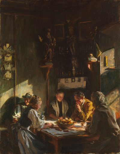 Interior tirolês, 1915 de John Singer Sargent