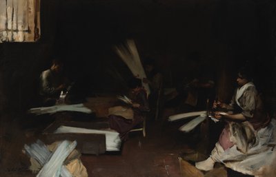 Trabalhadores do vidro veneziano de John Singer Sargent