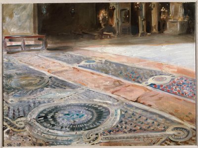 Venetian Interior de John Singer Sargent