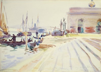 Veneza (wc sobre grafite no papel) de John Singer Sargent