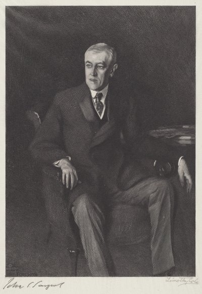 Woodrow Wilson de John Singer Sargent