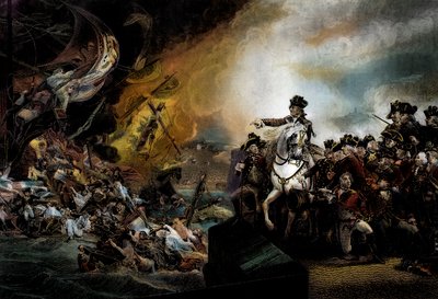 Grande Cerco de Gibraltar de John Singleton (after) Copley
