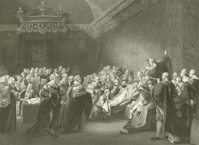 Morte do conde de Chatham de John Singleton Copley