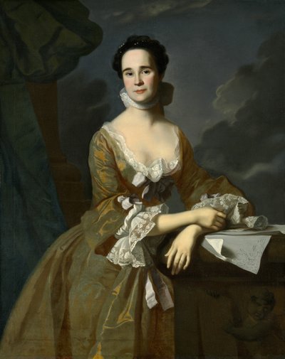 Sra. Daniel Hubbard Mary Greene, c. 1764. de John Singleton Copley