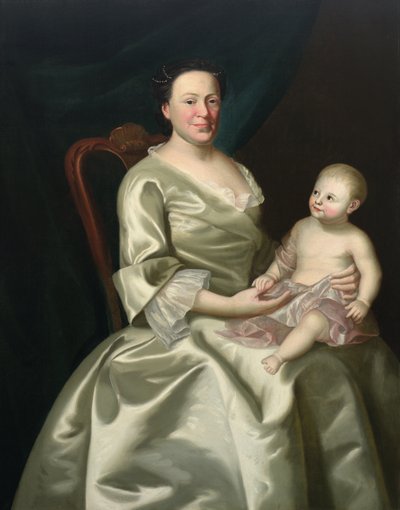 Retrato da Sra. Daniel Rea e da criança de John Singleton Copley