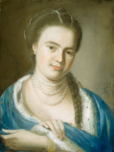 Retrato da Sra. Gawen Brown (Elizabeth Byles), 1763 de John Singleton Copley