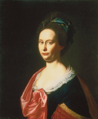 Retrato da Sra. Jabez Bowen (Sara Brown), c.1771-74 de John Singleton Copley