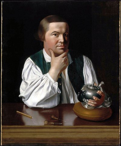 Retrato de Paul Revere de John Singleton Copley