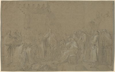 Estudo para "A Morte do Conde de Chatham" de John Singleton Copley