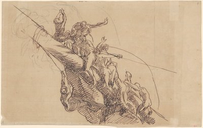 Estudo para "A Derrota das Baterias Flutuantes em Gibraltar" de John Singleton Copley