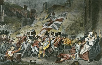 A Batalha de Jersey, 1781 de John Singleton Copley