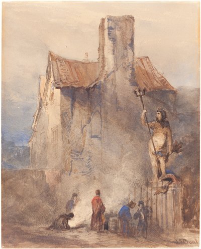 Os motins de Bristol: a queima na rua de John Skinner Prout