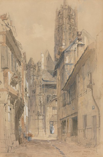 A Igreja de St. Laurent de John Skinner Prout