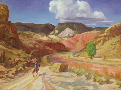 Chama Running Red de John French Sloan