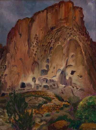 Pajarito de Cliff Dwellings, Pajarito de John French Sloan