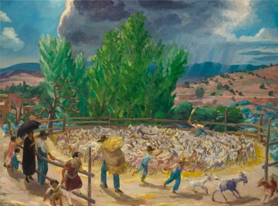Threshing Floor, Santa Fe de John French Sloan