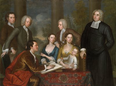 O Grupo das Bermudas (Dean Berkeley e sua comitiva) de John Smibert