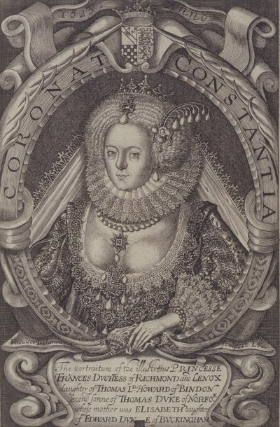 Frances, Duquesa de Richmond (1578-1639), da Generall Historie of Virginia, 1624 de John Smith 2