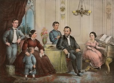 General Grant e sua família - Respeitosamente dedicado ao povo dos Estados Unidos de John Smith