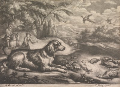 Cão de caça e faisões de John Smith