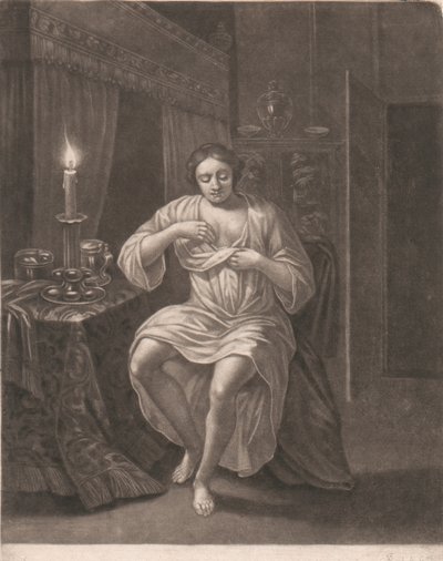 Mulher a despir-se de John Smith