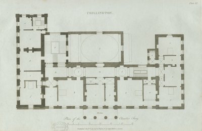 Chillington Hall: gravura de John Soane