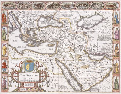 O Império Turco, 1626 de John Speed
