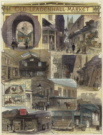 Mercado antigo de Leadenhall de John Sulman