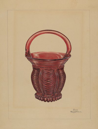 Cesta Pequena Ornamental, c. 1936. de John Tarantino