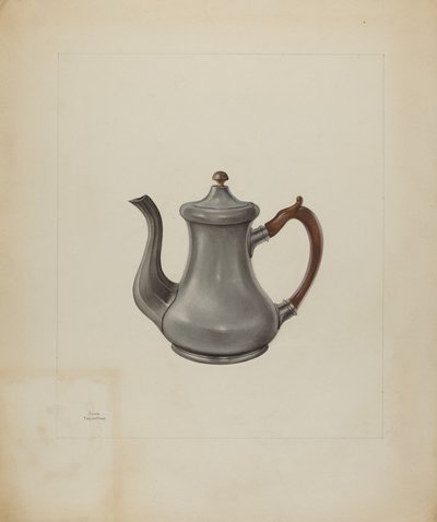 Pewter Teapot, 19351942. de John Tarantino