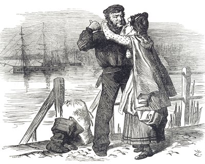 Uma homenagem de marinheiro a Samuel Plimsoll (1824-1898), político e reformador social inglês, pelo trabalho que realizou enquanto deputado pelo Derby ao introduzir legislação que regula o carregamento e a navegabilidade dos navios mercantes. de John Tenniel