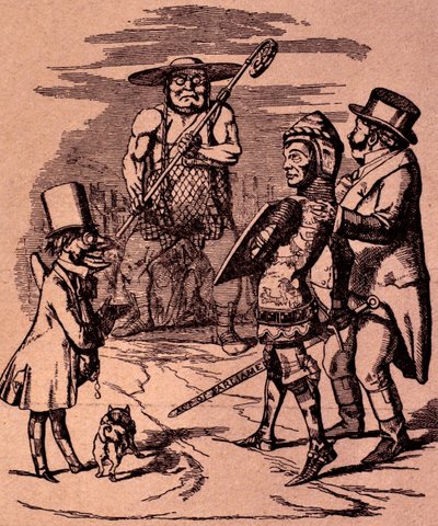 Desenho animado de Punch de Sir John Tenniel de John Tenniel