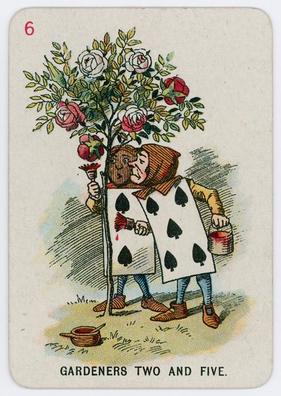 Jardineiros Dois e Cinco de John Tenniel