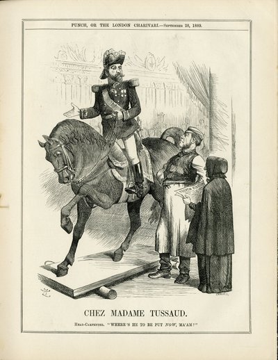 Ilustração de John Tenniel (1820-1914) em Punch de John Tenniel