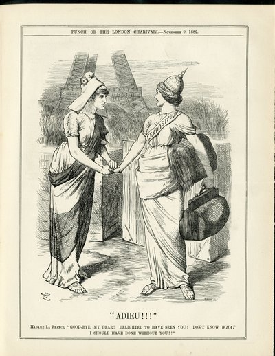 Ilustração de John Tenniel (1820-1914) em Punch de John Tenniel