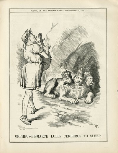 Ilustração de John Tenniel (1820-1914) em Punch de John Tenniel