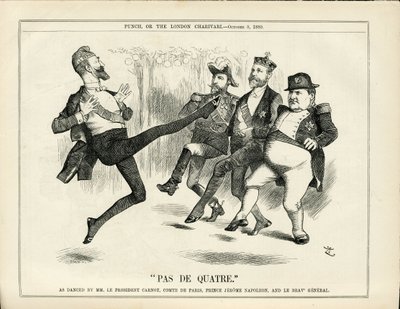 Ilustração de John Tenniel (1820-1914) em Punch de John Tenniel