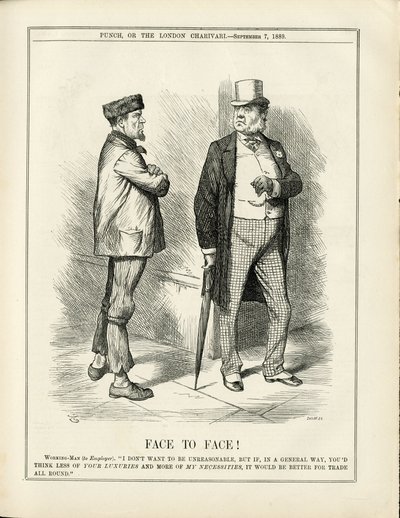 Ilustração de John Tenniel (1820-1914) em Punch de John Tenniel