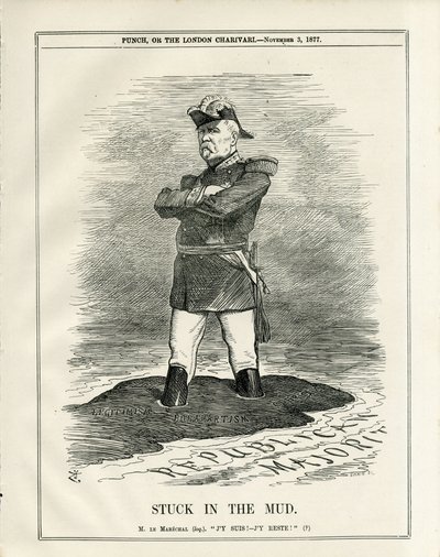 Ilustração de John Tenniel (1820-1914) em Punch de John Tenniel