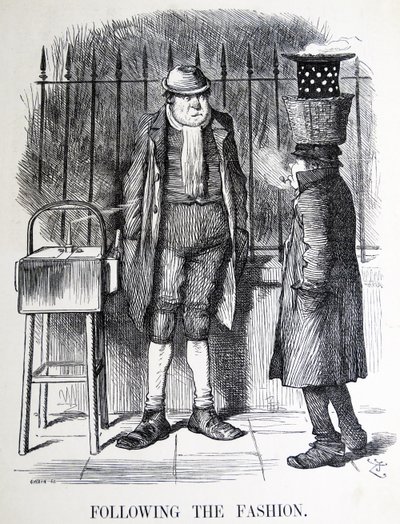 Desenho animado John Tenniel intitulado "Limited Liability Companys" (Sociedades de Responsabilidade Limitada) de John Tenniel