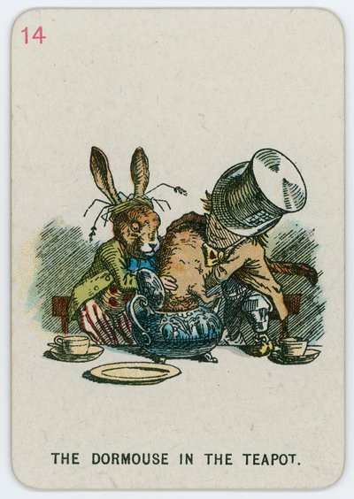 O Dormouse no bule de John Tenniel